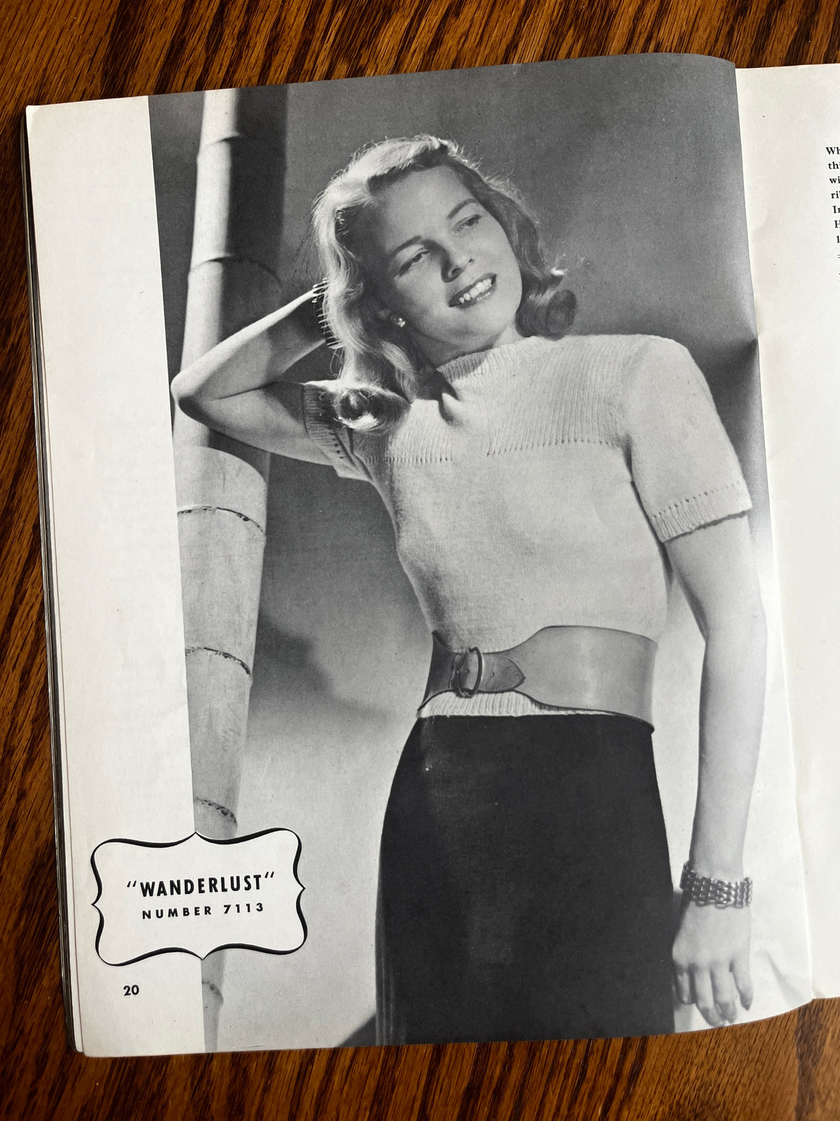 1940's Minerva Style Book Knits Booklet - No. 71