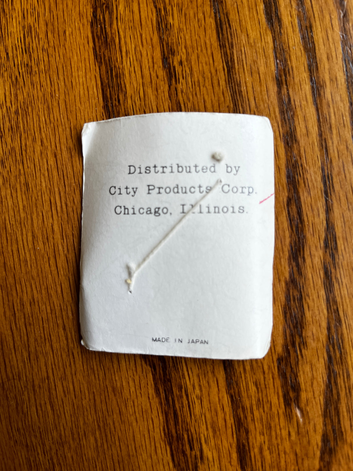 1970’s Large Purple Plastic Button - Set of 2 - 1 1/4”- on card