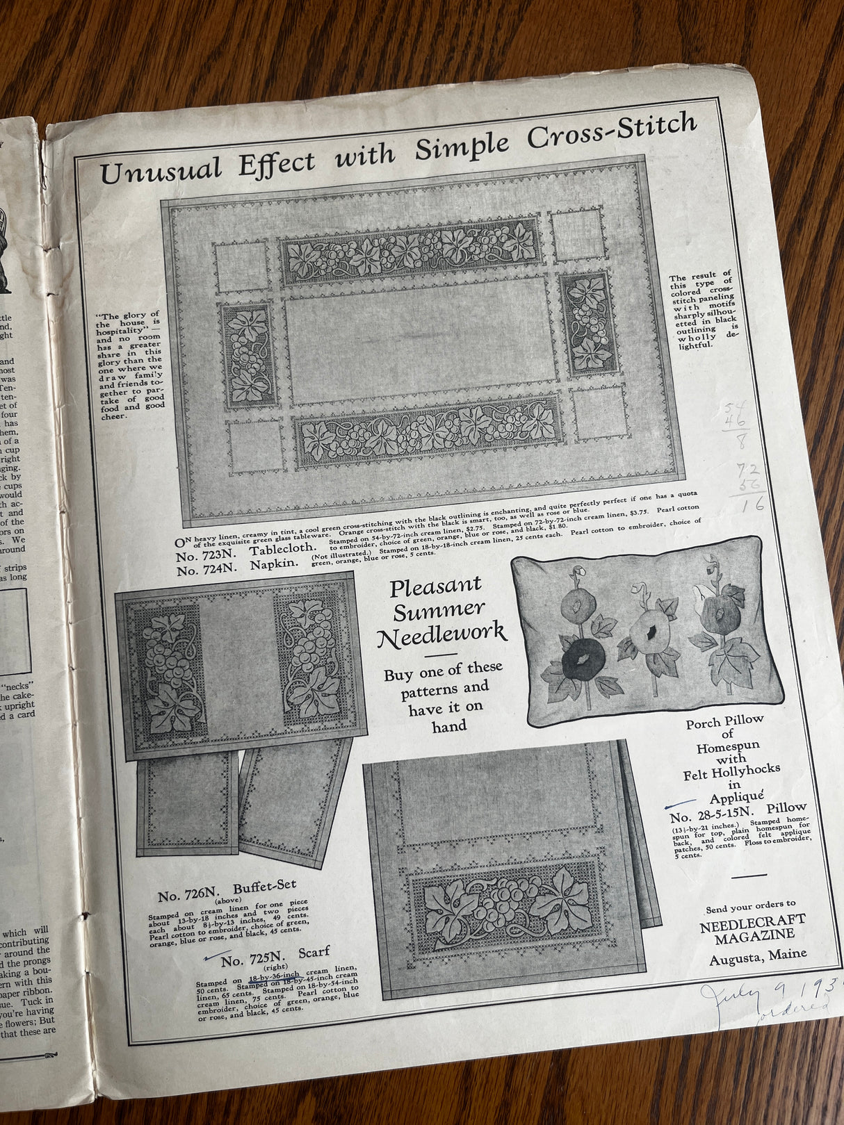 1930's Needlecraft The Home Arts Magazine - Jan. 1934