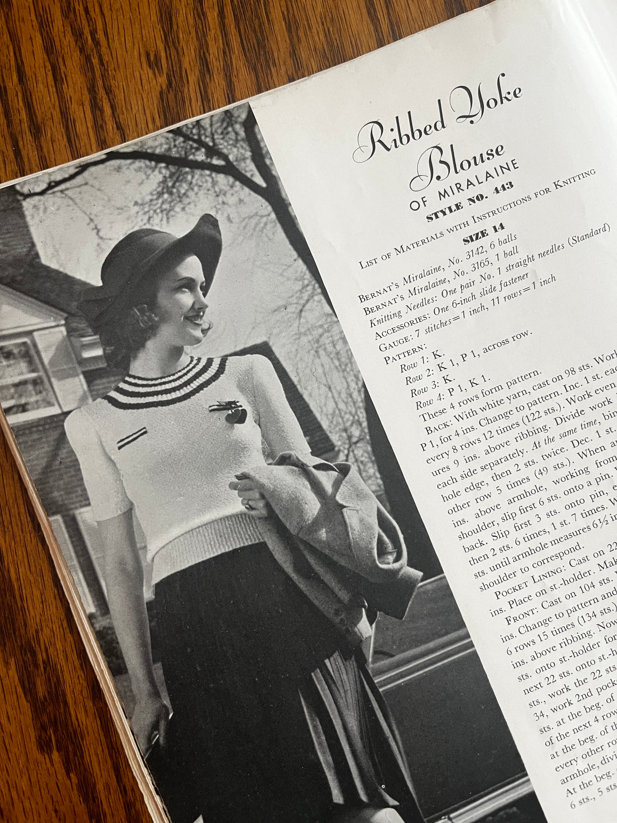 1940's Handicrafter Knits Booklet - Original Paper Copy - Vol. 7, No. 3