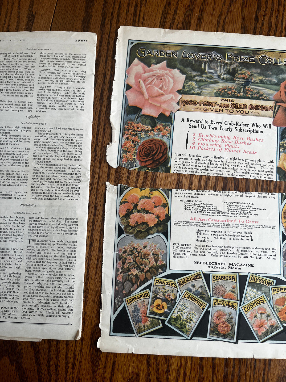 1930's Needlecraft The Home Arts Magazine - April 1932