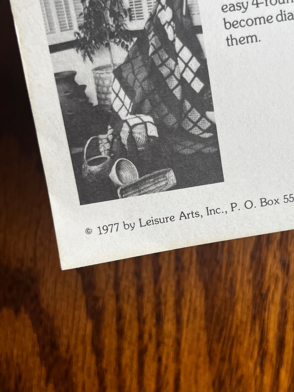 1970's Set of 3 Bedspread and Afghan Books