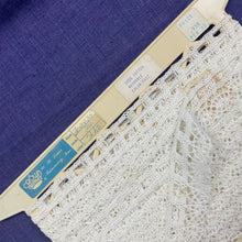 1970’s White Crochet Insertion Lace - Cotton - BTY