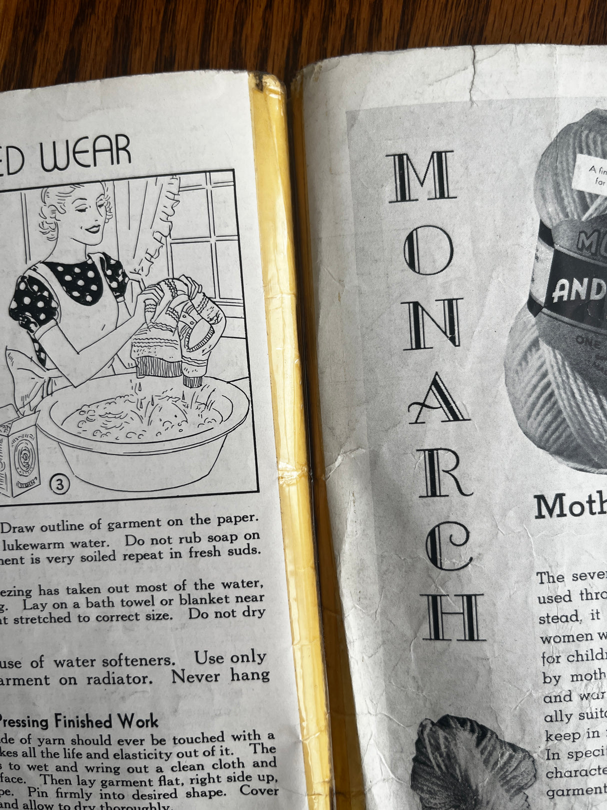 1930's Monarch Baby Knit Pattern Books
