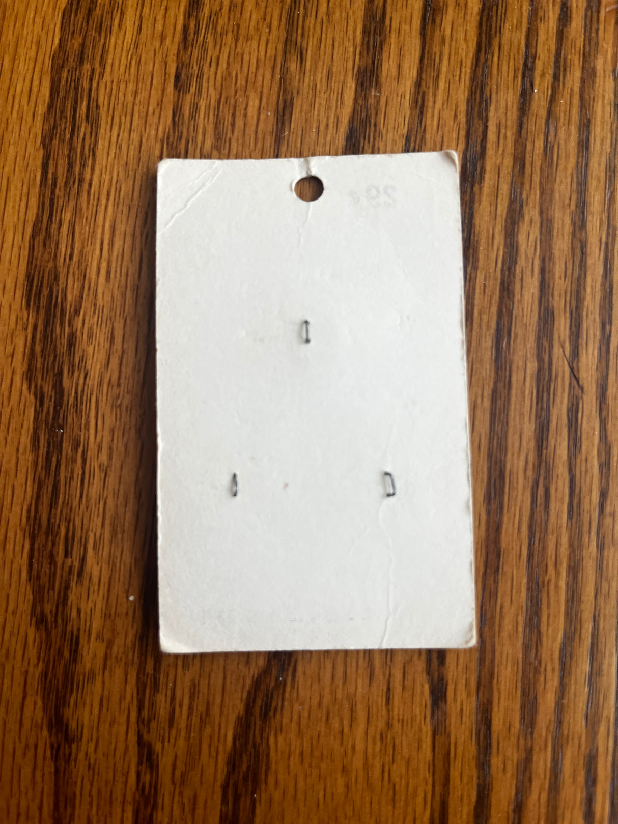 1980’s La Petite Light Blue Pearlescent Plastic Button - Set of 3 - 3/4” - on card