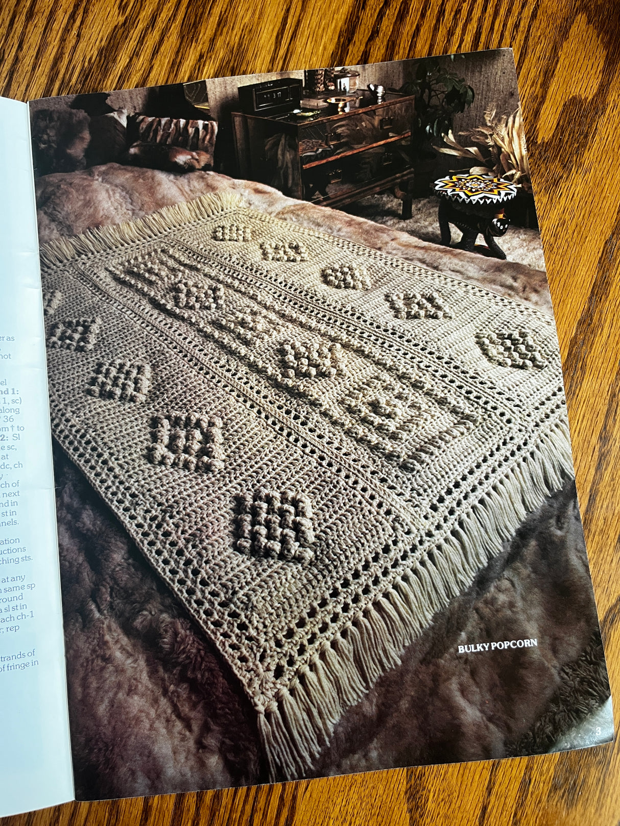 1970's Set of 3 Bedspread and Afghan Books