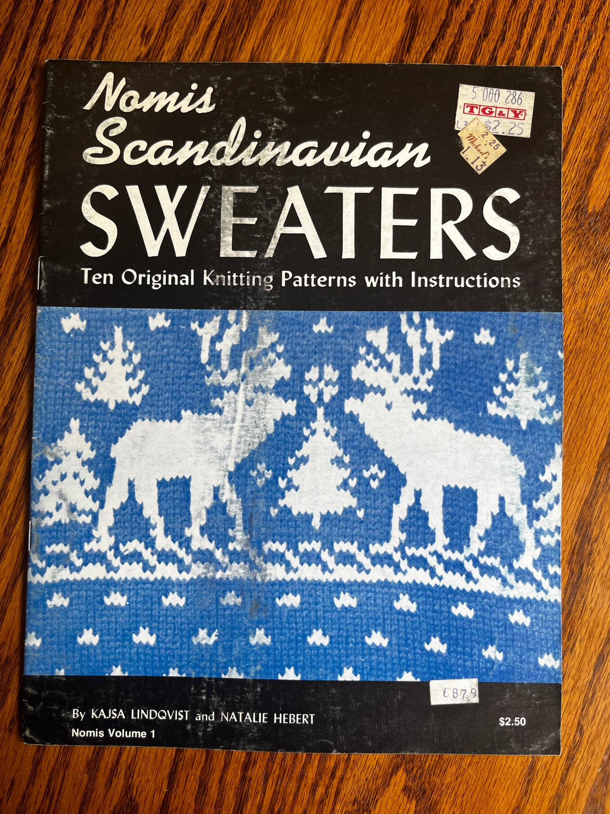 1980’s reprint of a 1940’s Nomi’s Scandinavian Sweaters Booklet