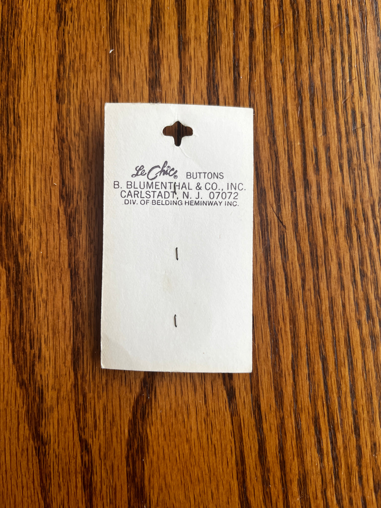 1970’s Le Chic Navy Blue Marbled Plastic Buttons - 3/4” - set of 3 - on card