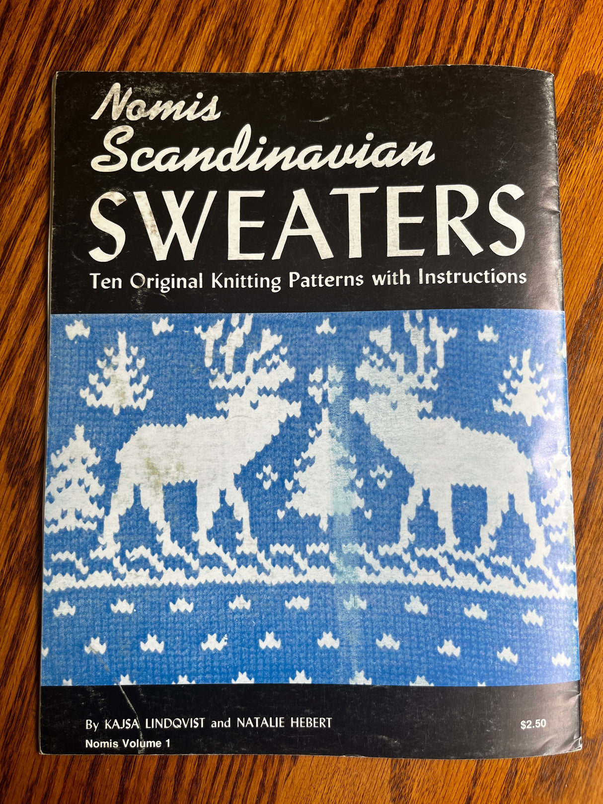 1980’s reprint of a 1940’s Nomi’s Scandinavian Sweaters Booklet