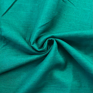 1960’s Deep Green Slubby Cotton Fabric
