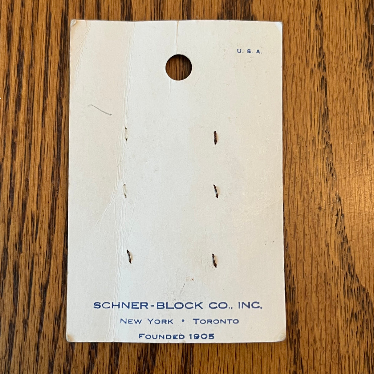 1970’s Exquisit Plastic Buttons - Brown and Yellow - Set of 4 - 5/8” - on card