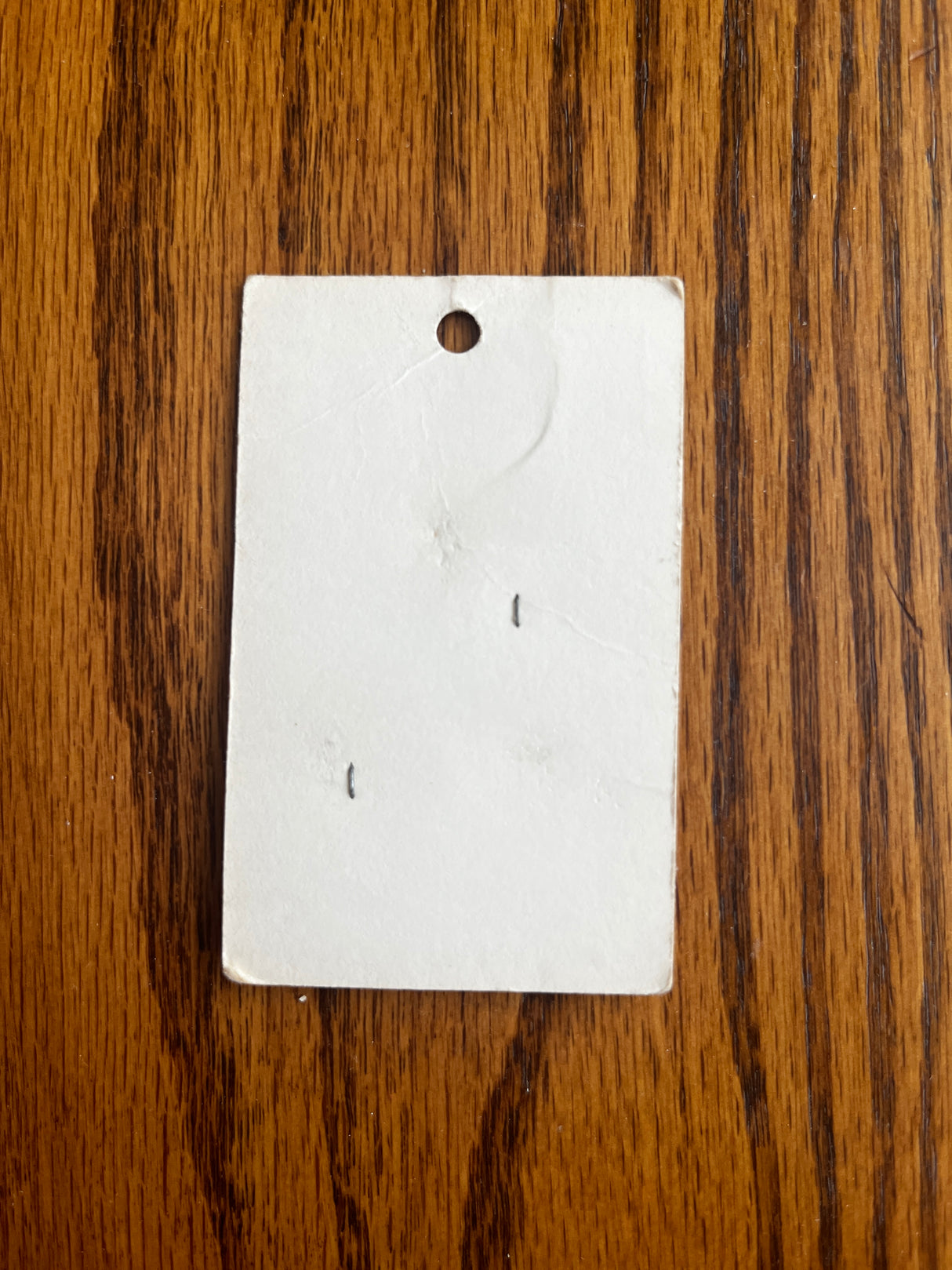 1980’s La Petite Light Blue Pearlescent Plastic Button - Set of 2 - 1” - on card