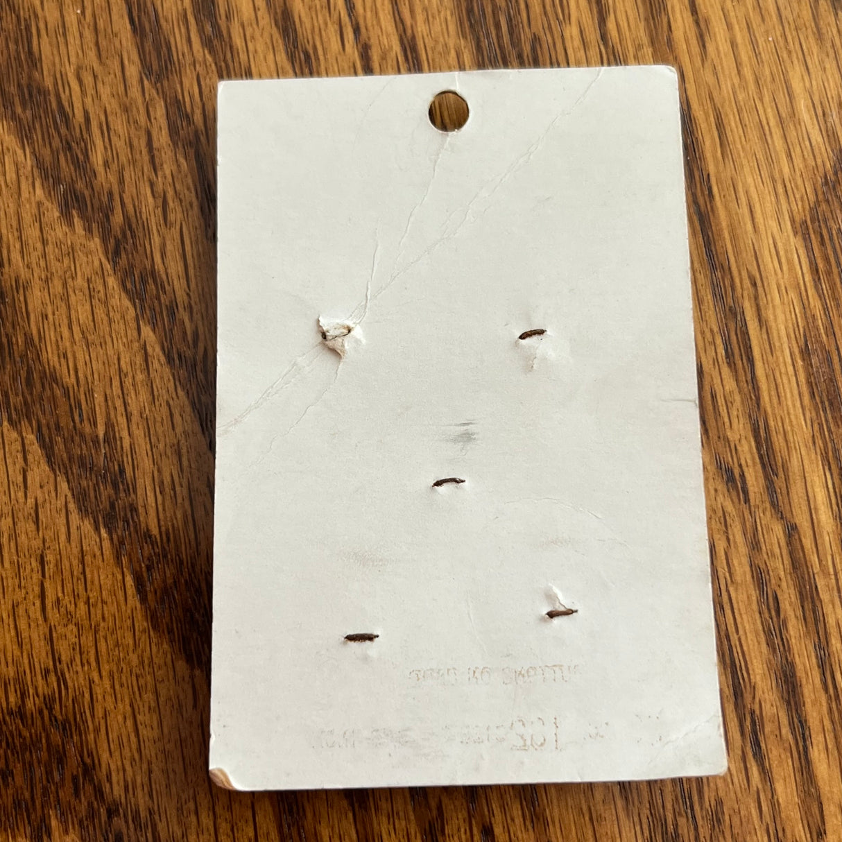 1960’s Le Chic Dark Pink Plastic Shank Buttons - Pearlescent - Set of 4 - Size 24 - 5/8" - on card