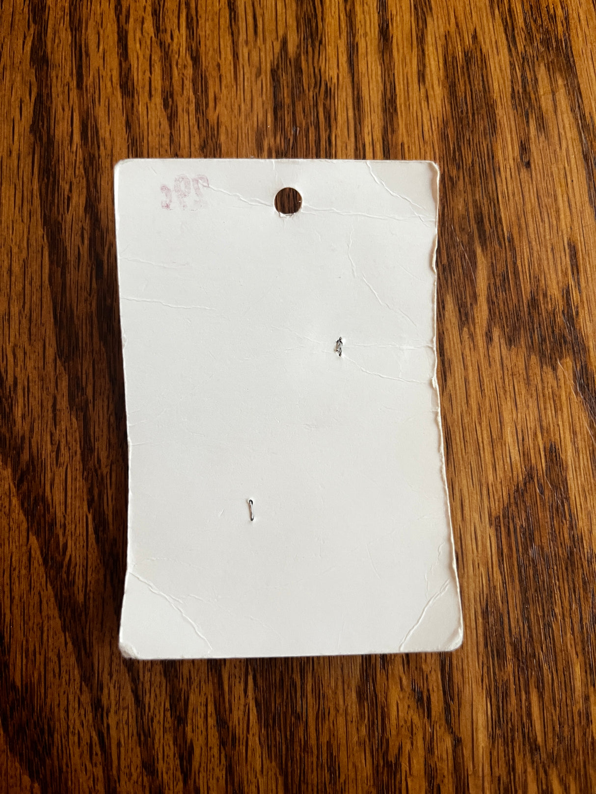 1970’s Lansing Pink Plastic Buttons - Set of 2 - 1" -  on card