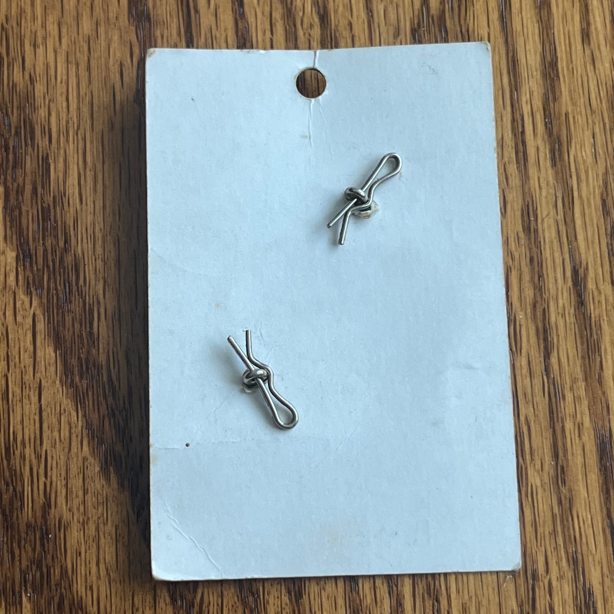 1970’s Fashionable by Le Chic Plastic Buttons - Dark Jade - Set of 2 - 7/8” - on card