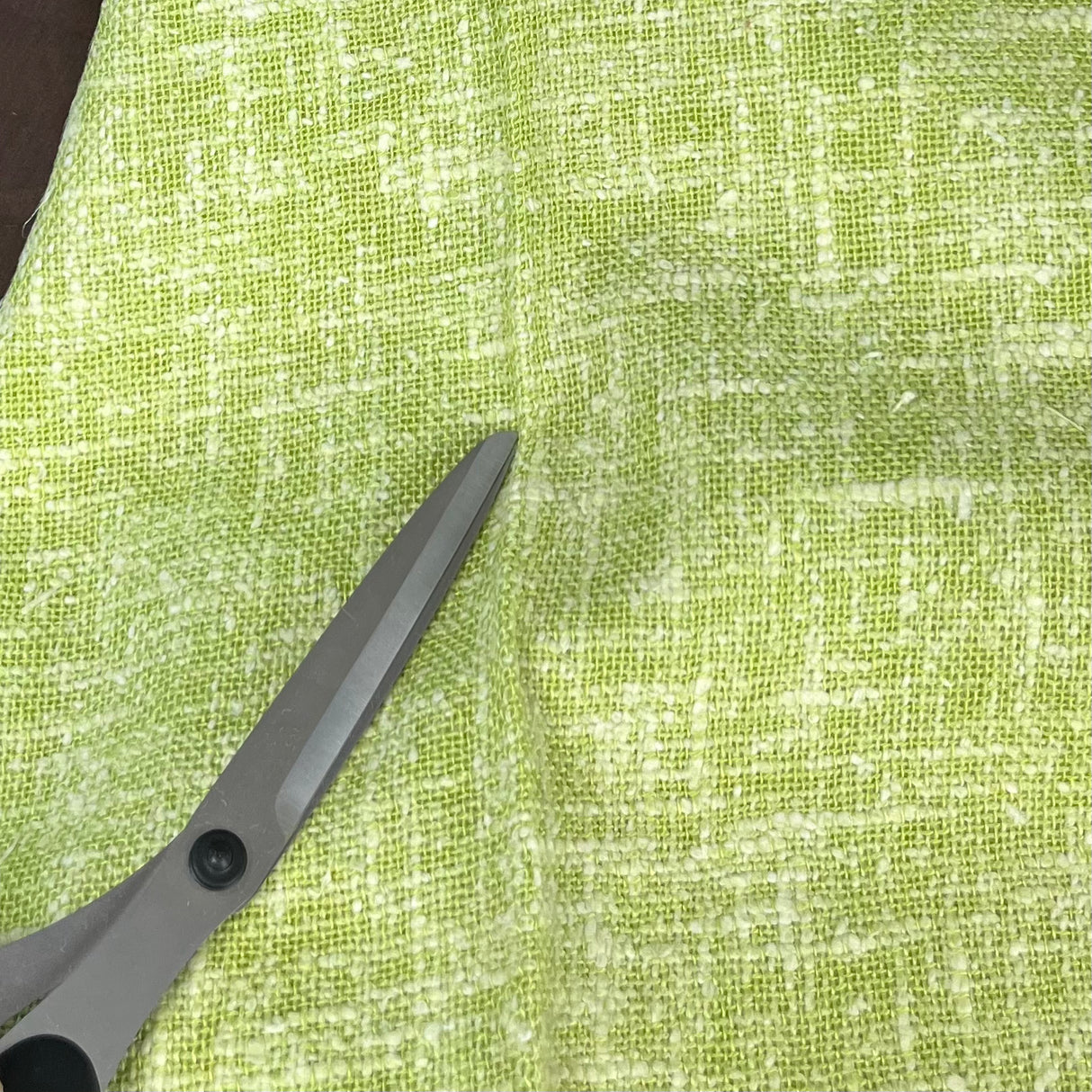 1970’s Mint Green with White Accents Bonded Fabric - BTY (S26)