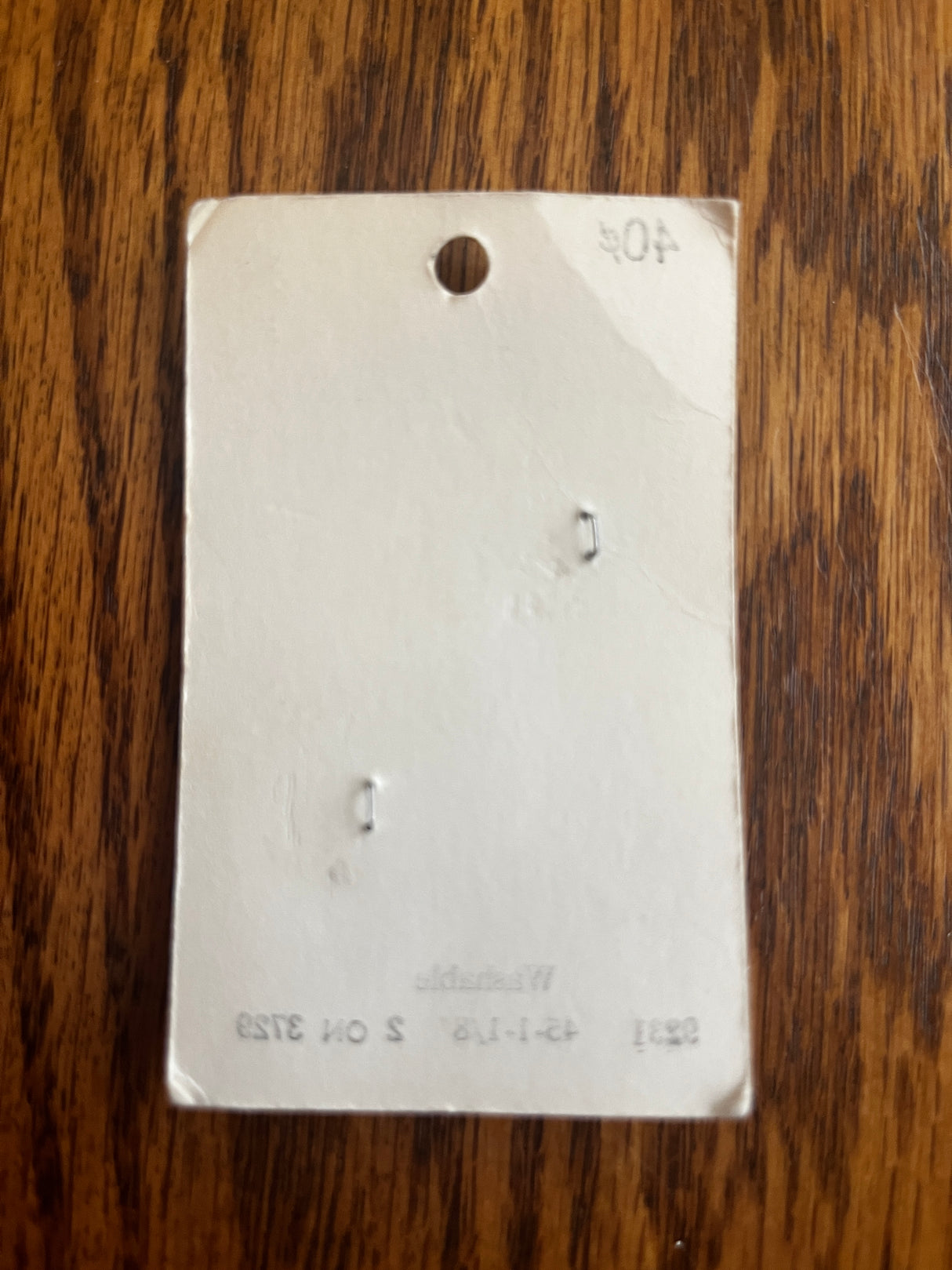 1980’s La Petite Cornflower Blue Carved Plastic Buttons - Set of 2 - 1 1/8” - on card