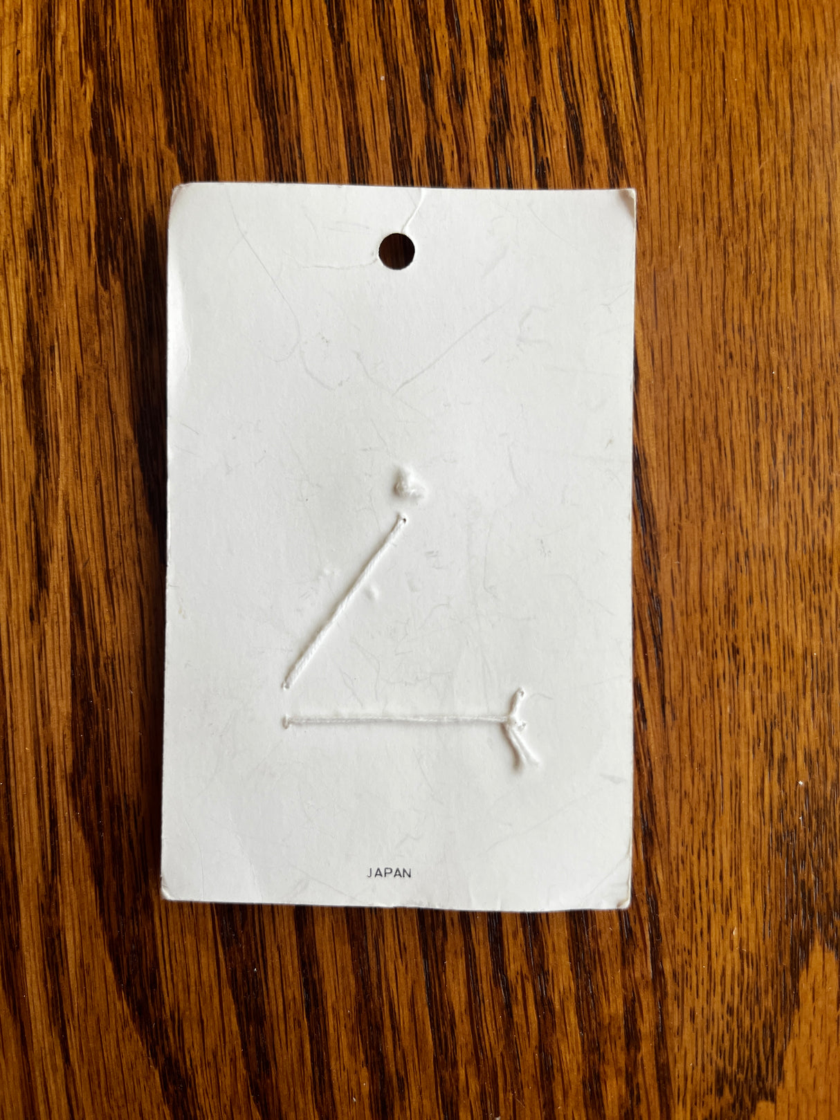 1970’s Lansing Off White Carved Plastic Buttons - Set of 3 - 7/8” - on card