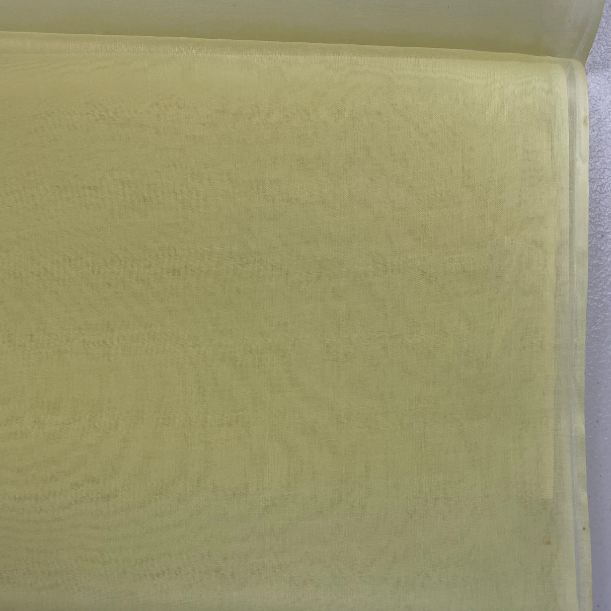1970’s Yellow Sheer Organza Fabric - Polyester - Piece (P175)