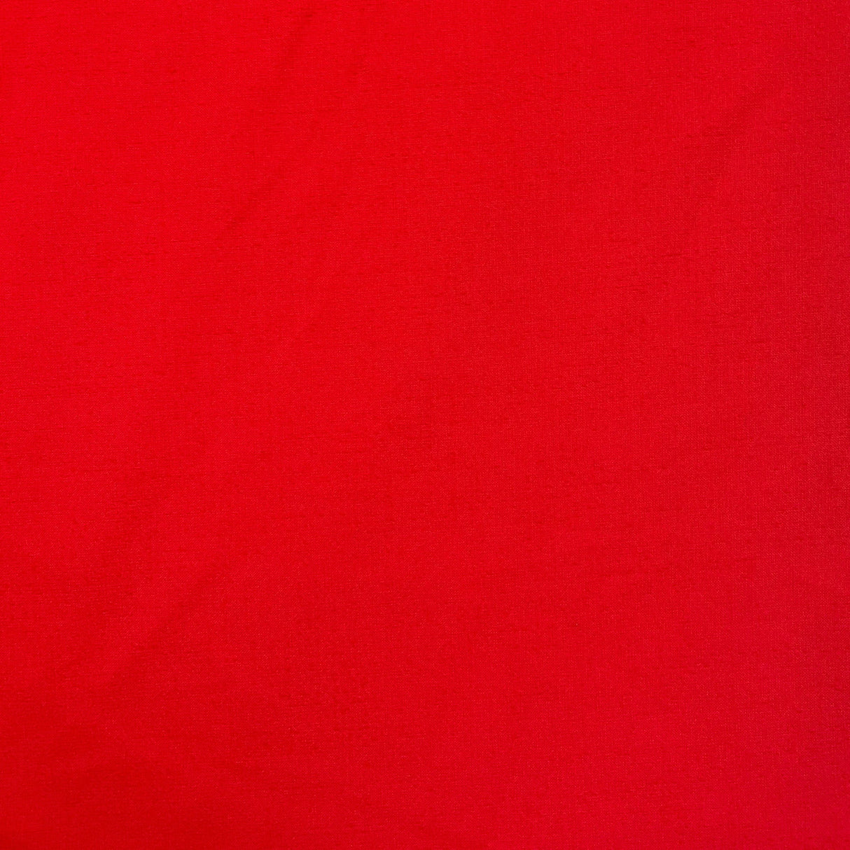 1970’s Bright Red Slubby Fabric - Polyester - BTY (K11)