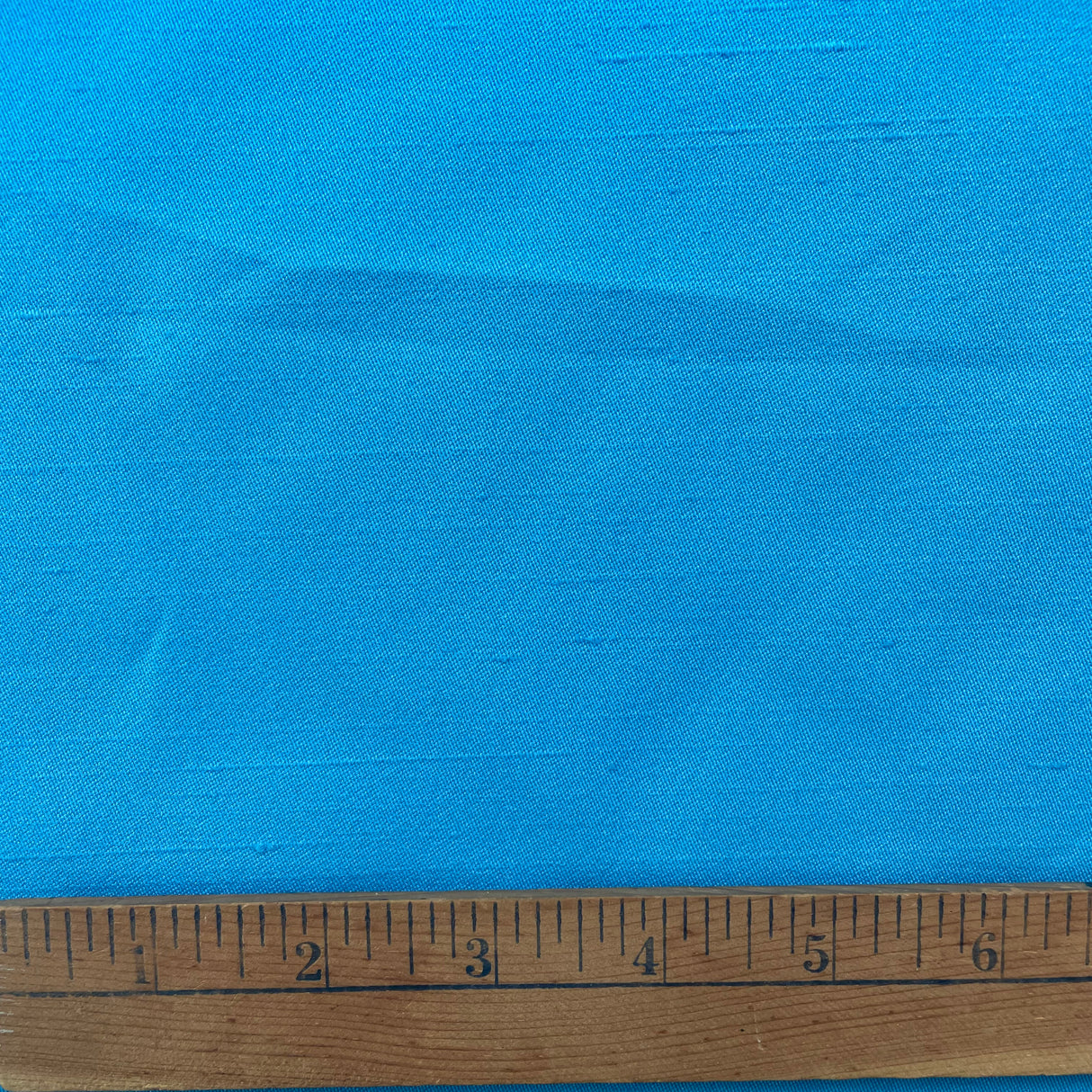 1970’s Sky Blue Slubby Textured Fabric - Polyester - Piece (P185)