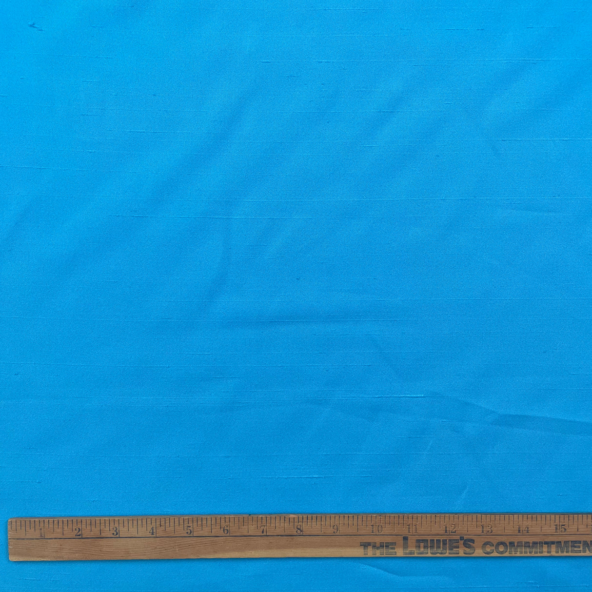 1970’s Sky Blue Slubby Textured Fabric - Polyester - Piece (P185)