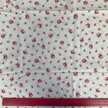 1950’s Red/Pink Rose Cotton Fabric - 1 yd+
