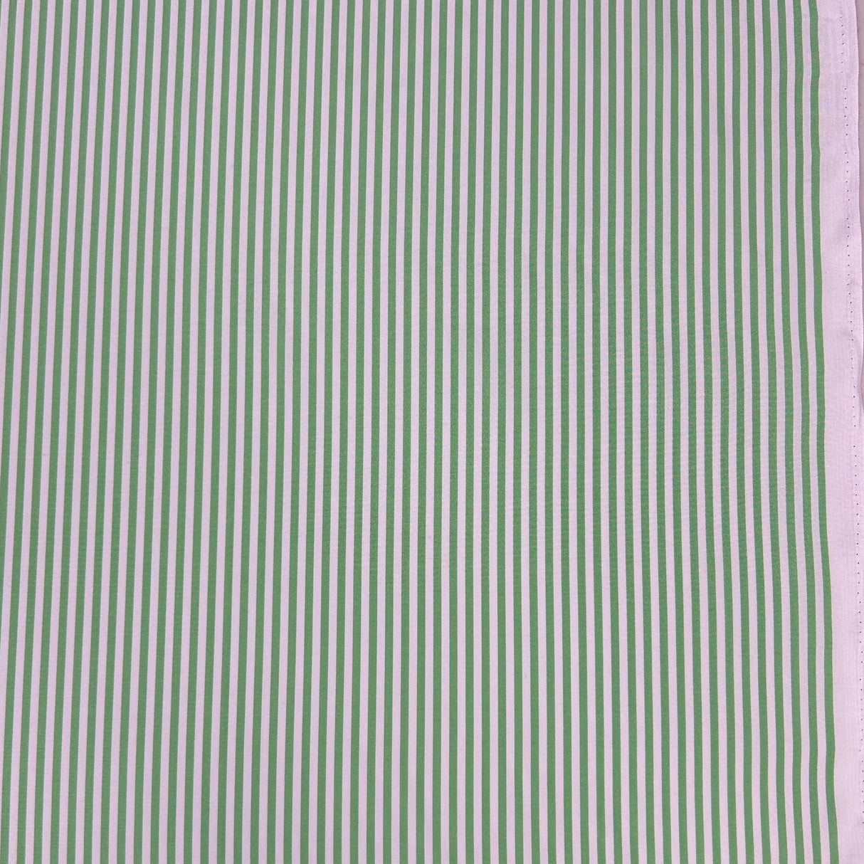 1970’s Green and White Stripe Fabric - BTY (T5)