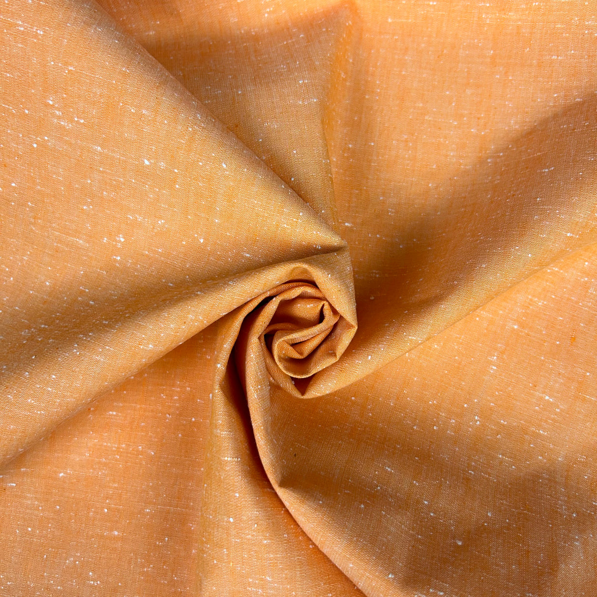 1970’s Cloth of Gold Orange/White Kettlecloth like Fabric - BTY (S3)