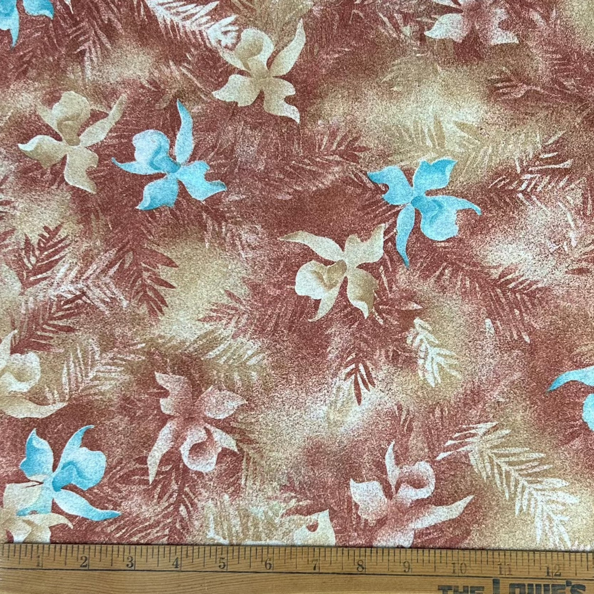 1970’s Tropical Flowers Double Knit Brushed Polyester - Multiple colors - BTY (H1)
