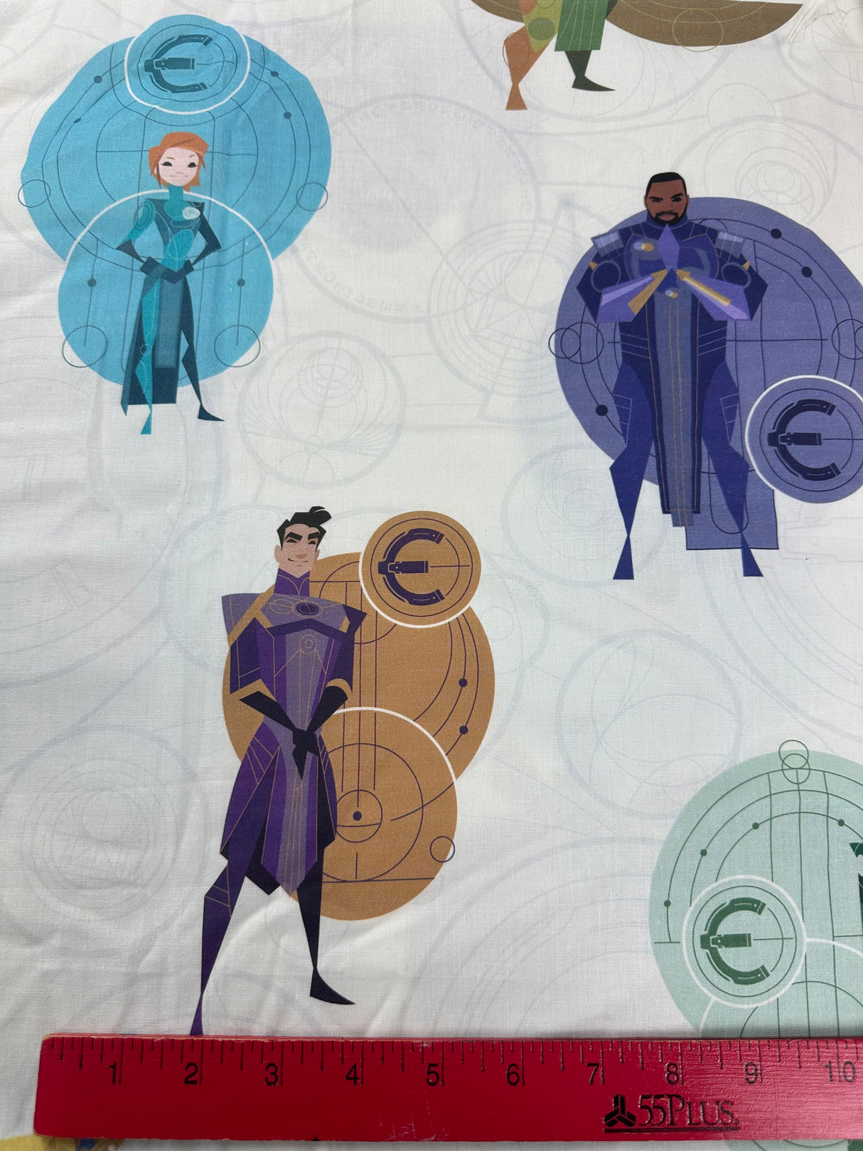 Modern Eternals Novelty Print Cotton Blend Fabric - (P228)