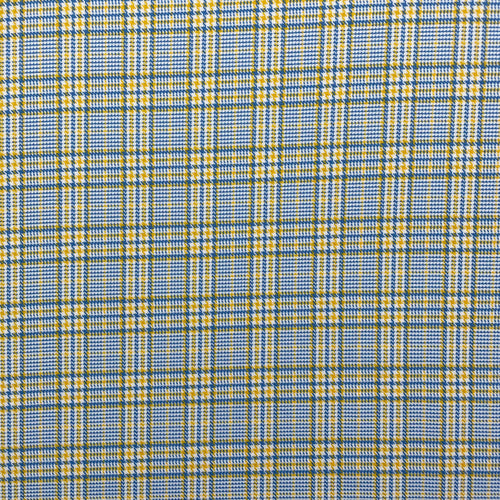 1970's Plaid Dacron Polyester Nylon Blend Fabric - Multiple colors available - BTY