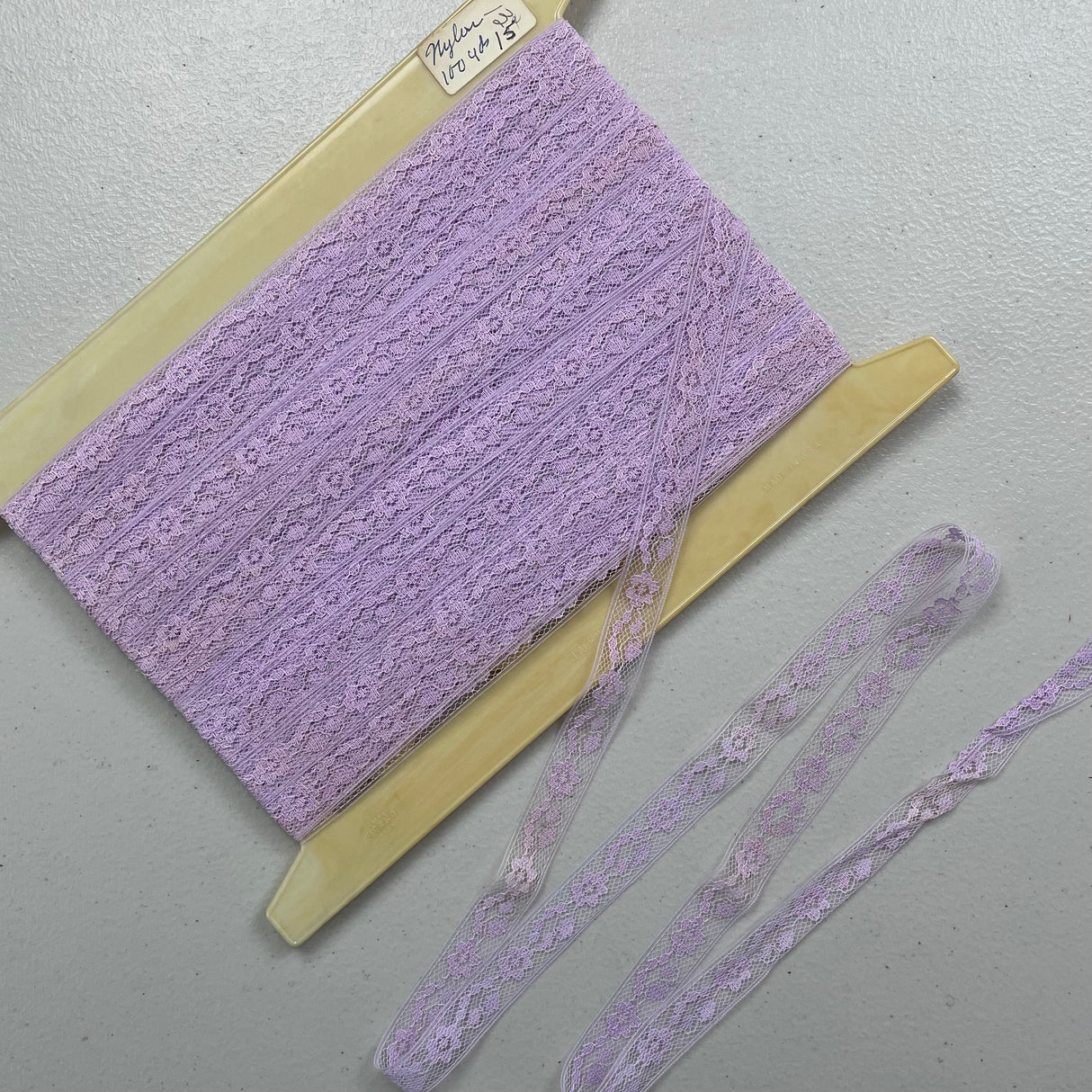 1970’s Floral Hem Tape/Lace - Nylon - Extended color range - BTY