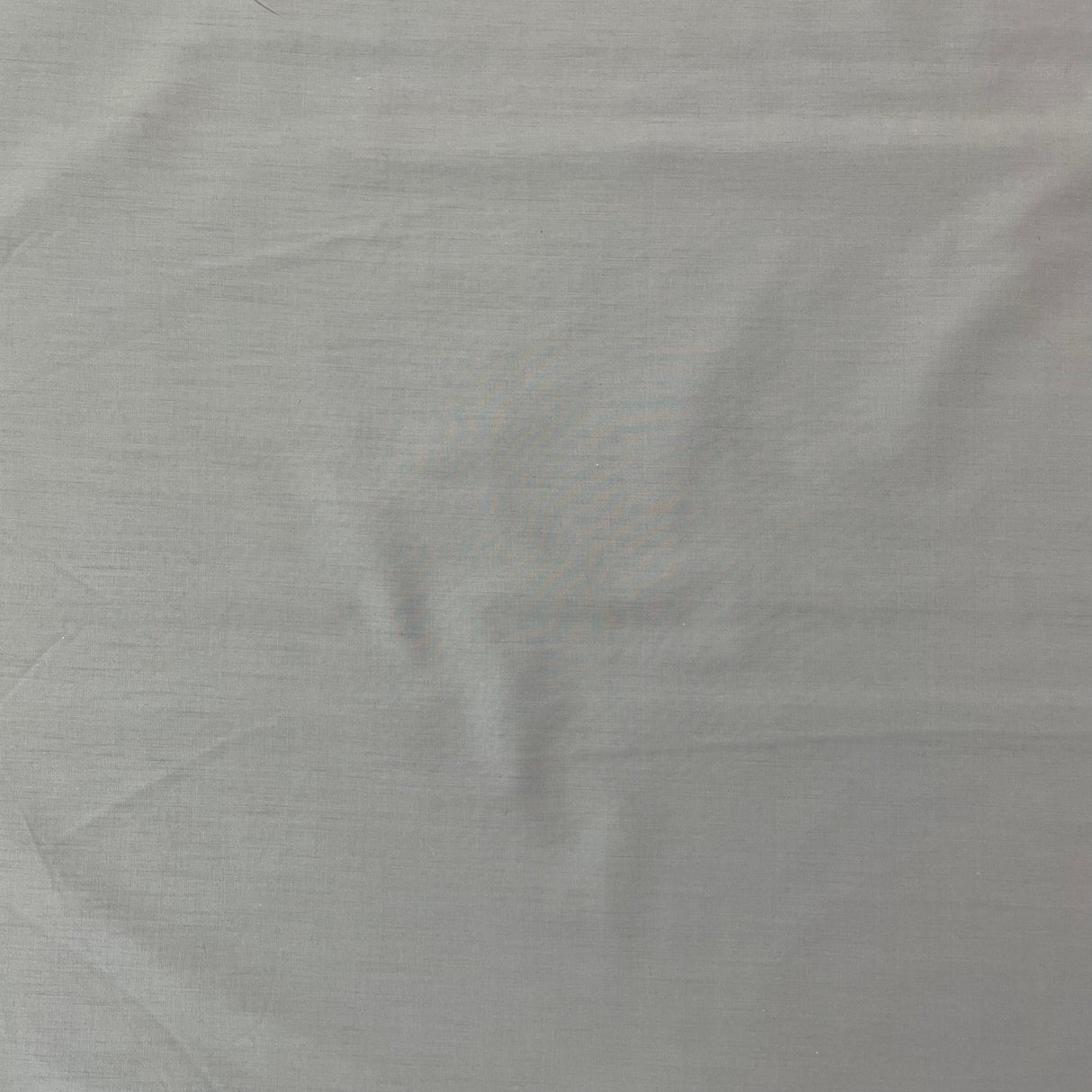 1970’s Slate Blue Grey Solid Poly/cotton Fabric - BTY