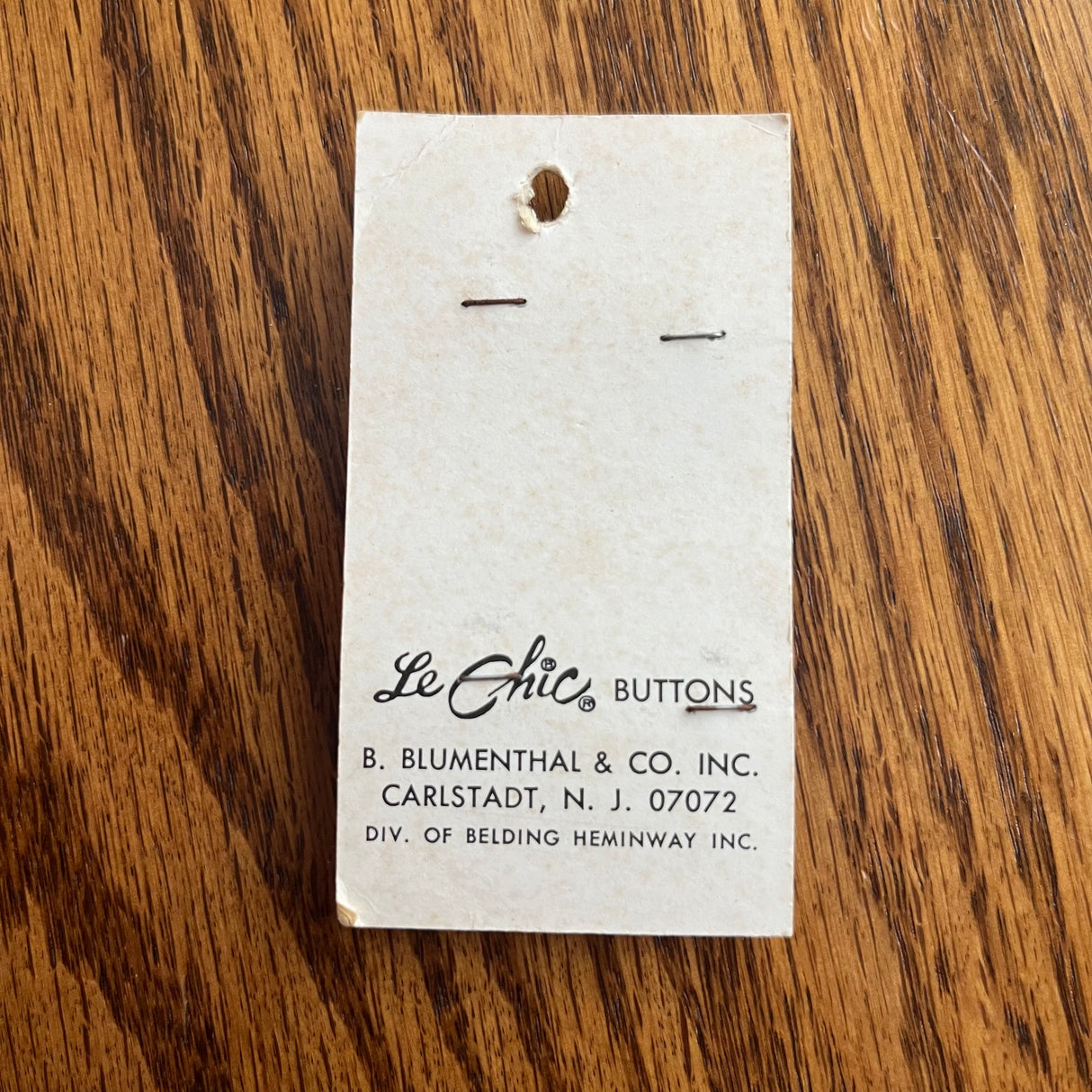 1970’s Le Chic Omega and Wheat Symbol Metal Buttons - Silver tone - 5/8" - on card