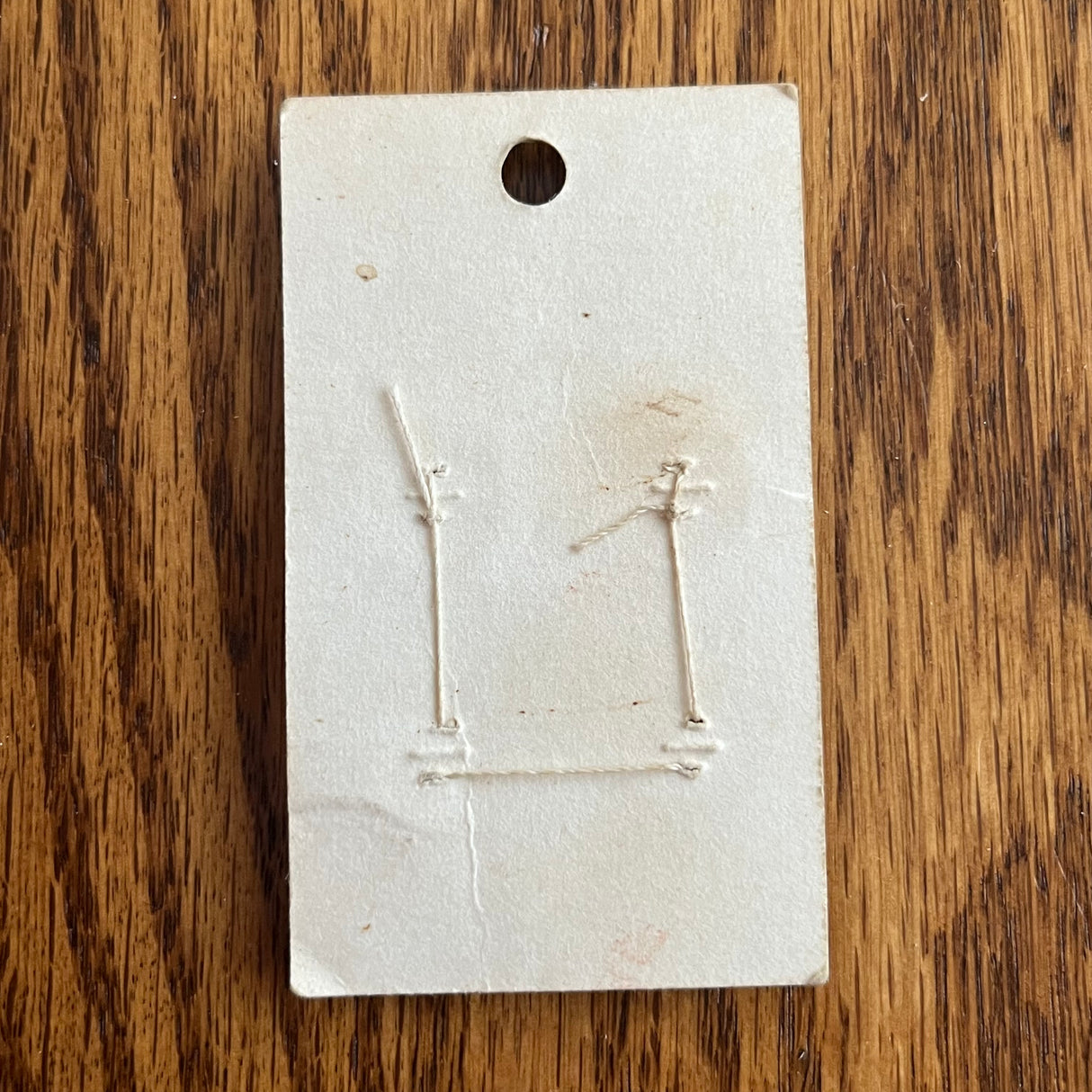 1970’s La Petite Plastic Half Round Buttons - Yellow - Size 24 - 5/8" - on card