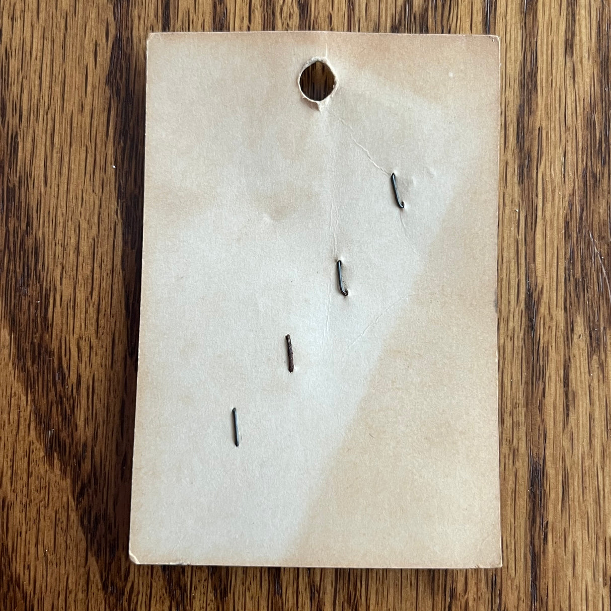 1950’s Lucky Day Genuine Pearl Buttons - Black - Set of 2 - 7/16" - on card