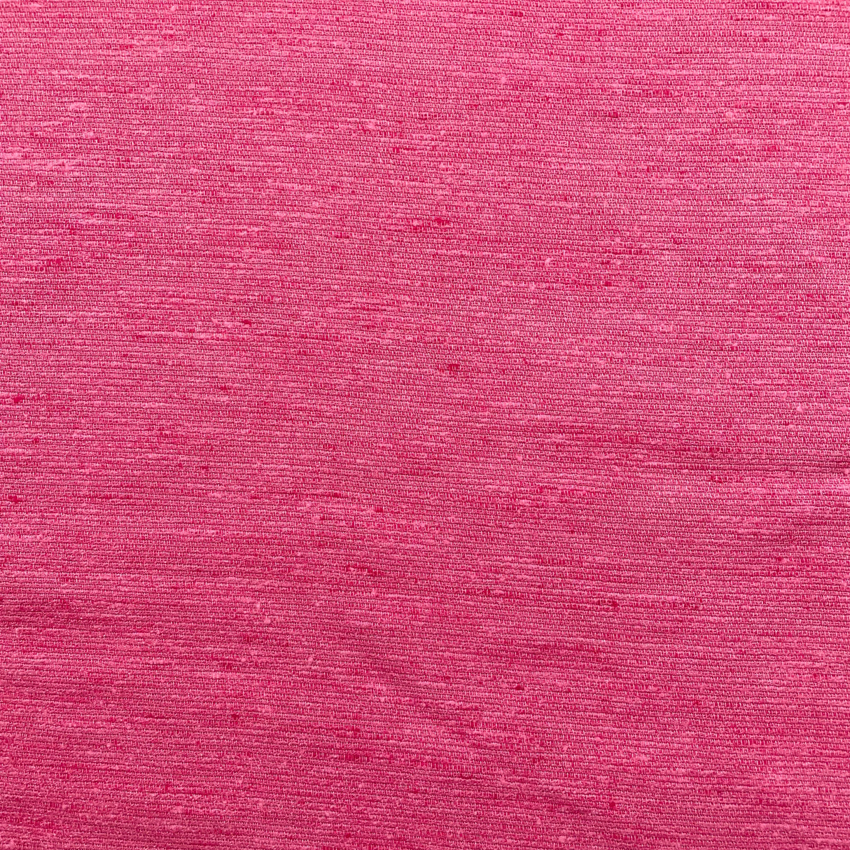 1970’s Bright Green or Pink Rayon/Cotton Blend Fabric - BTY (S25)