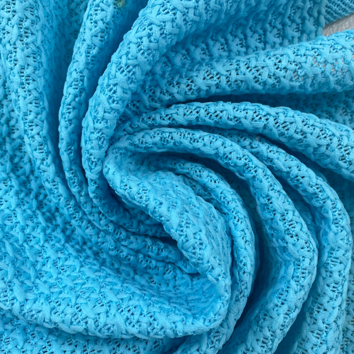 1970’s Solid Color Open Weave Double Knit Polyester - Multiple Colors Available - Piece (P174)