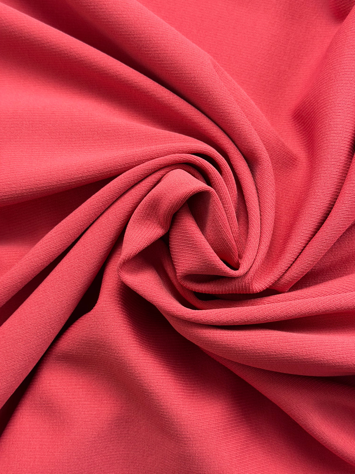 1970’s Muted Red Double Knit Polyester Fabric - BTY (L4)