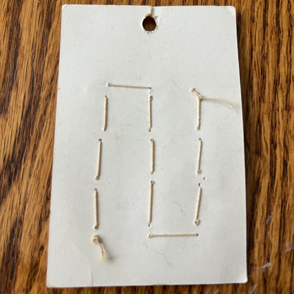 1970’s Le Chic Plastic Buttons - Grey - Set of 12 - Size 24 - 5/8" - on card