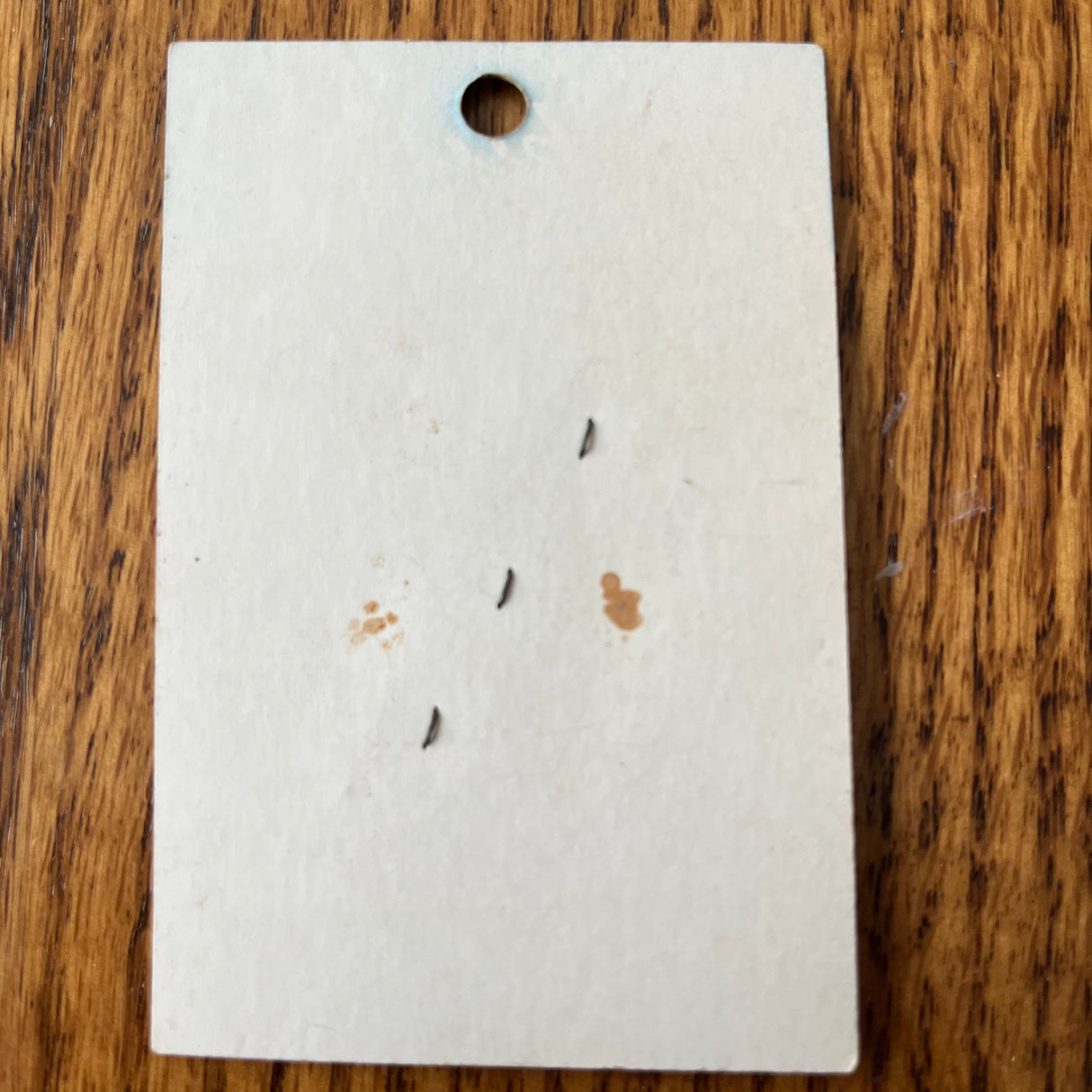 1950’s Lucky Day Pearl Buttons - Opaque - Set of 3 - 1/2" - on card