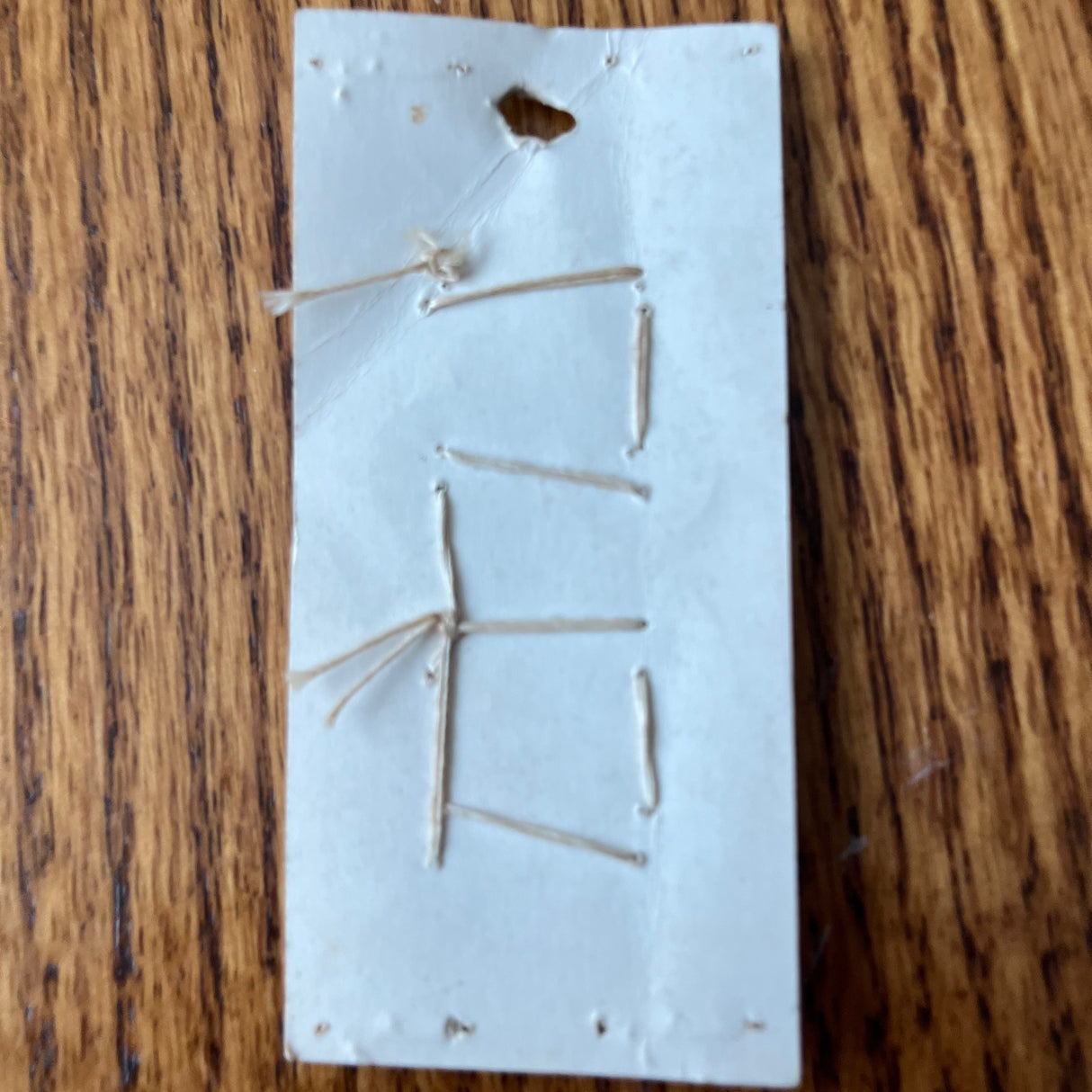 1960’s Buttons by Schwanda Plastic Buttons - Matte Brown - Set of 8 - Size 24 - 9/16" - on card