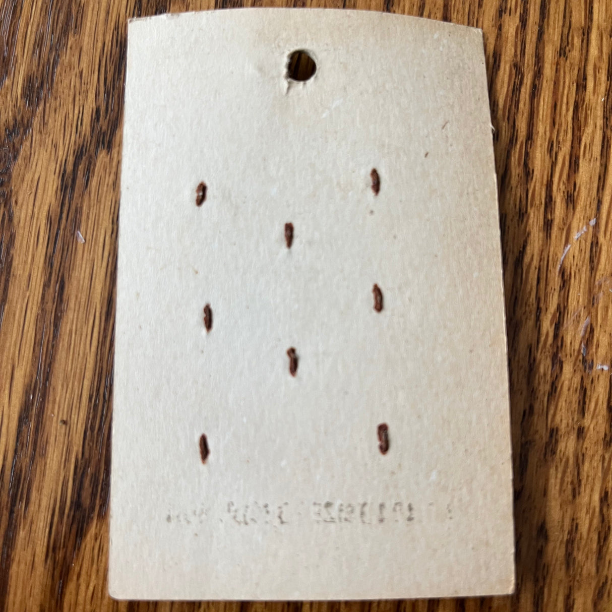 1960’s Costumakers Plastic Shank Buttons - Matte Dark Green - Set of 8 - Size 18 - 7/16" - on card