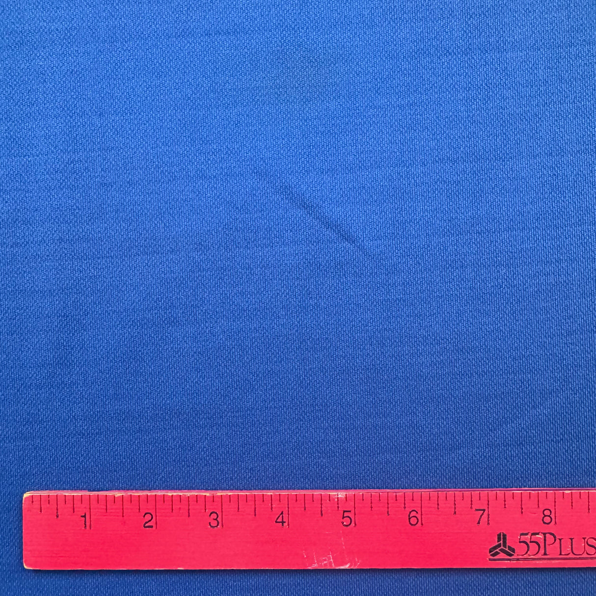 1970's Sapphire Blue Texturized Polyester Fabric by Cohama (E7)- BTY