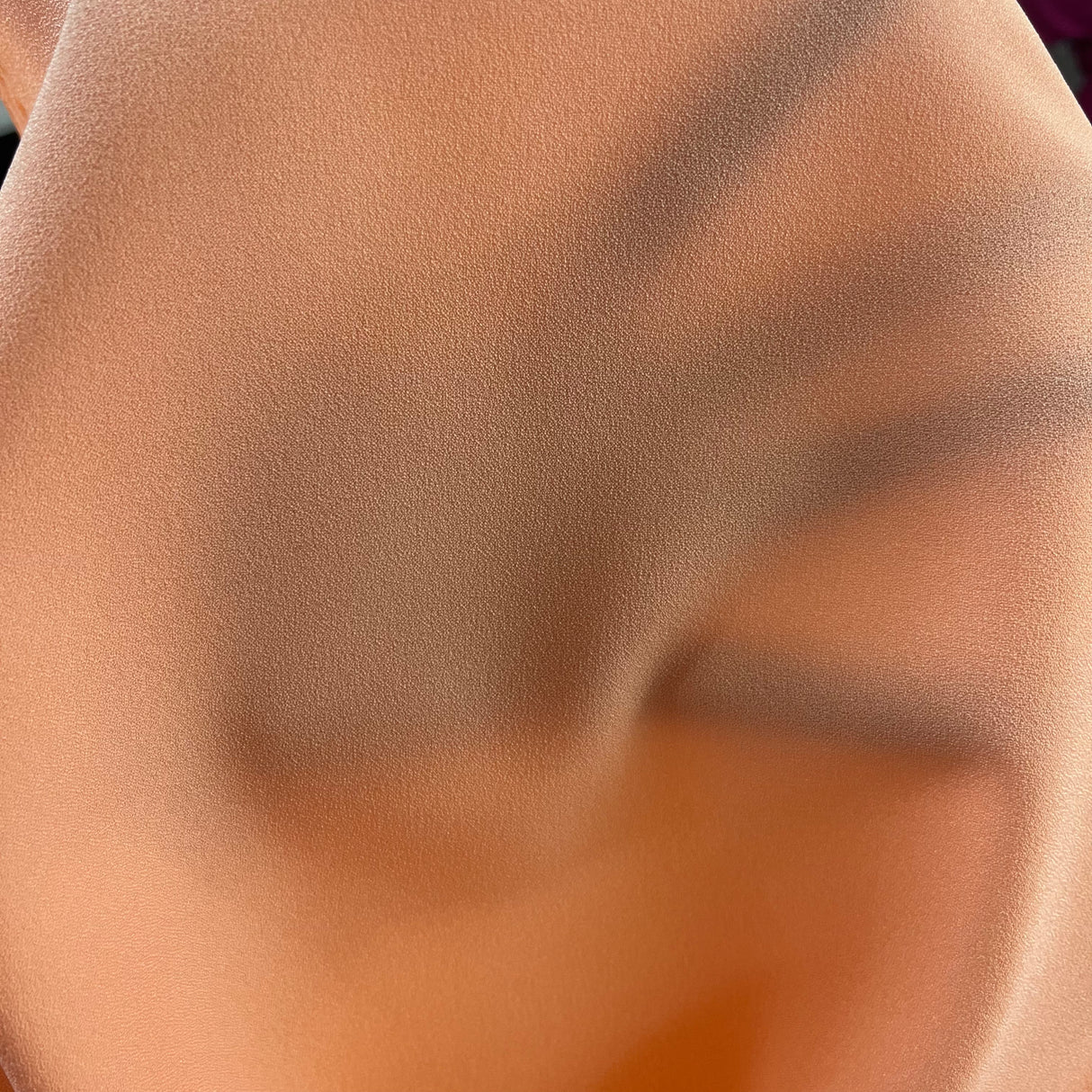 1970’s Coral Solid Color Fabric - Polyester - BTY (S20)