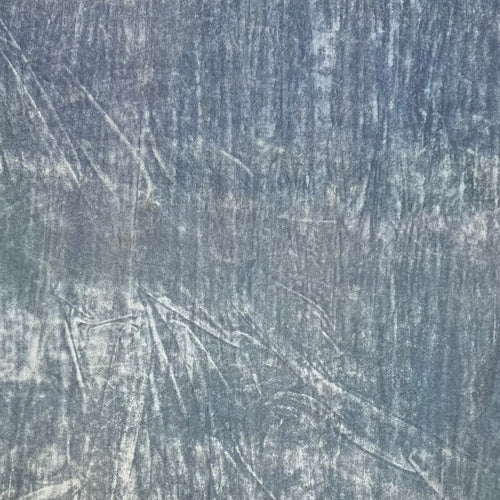 1970’s Dusty Blue Velvet Fabric - BTY