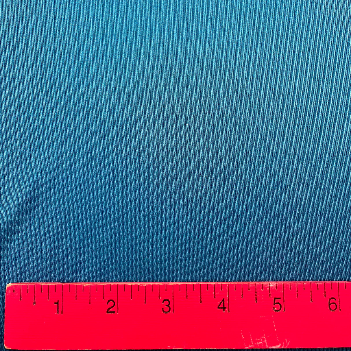 1970's Peacock Blue Stretch Polyester Fabric - BTY (D13)