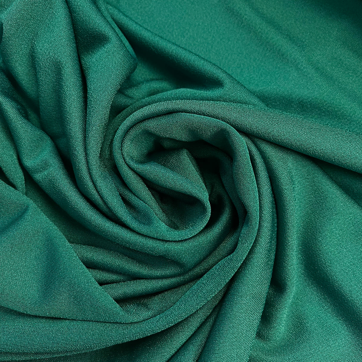 1970’s Deep Green Crepe Fabric - Nylon G1 - BTY