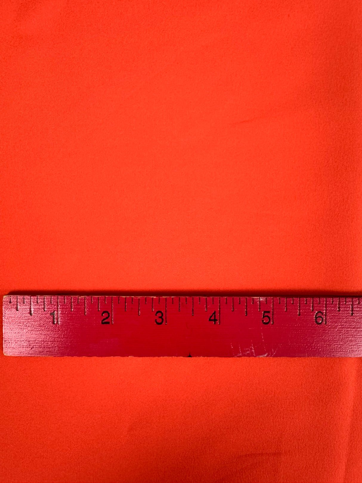 1970’s Bright Orange Satinessa Fabric - Polyester - BTY (H15)